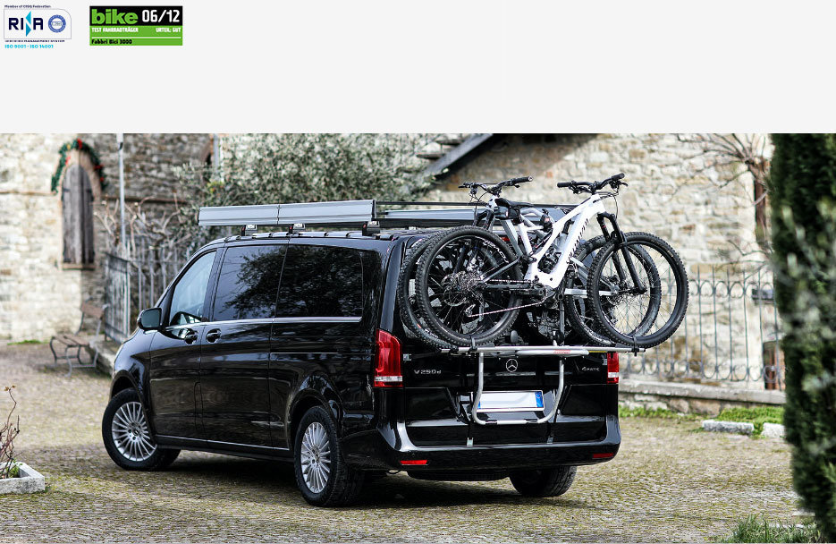 Portabici Posteriore Suzuki Vitara 2015> auto trasporto 3 biciclette kit  set per